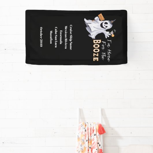 ハロウィンおもしろいブーズクルーズクルーズシップキャビンドア 横断幕 (インサイチュ)