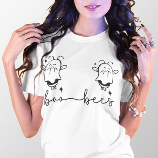 ハロウィンおもしろいブービーキュート幽霊Tシャツ Tシャツ