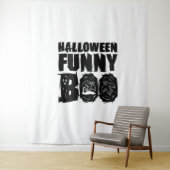 ハロウィンおもしろいブーTシャツ タペストリー (インサイチュ)