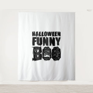 ハロウィンおもしろいブーTシャツ タペストリー
