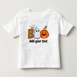ハロウィンおもしろいボーパーソナライズされた トドラーTシャツ