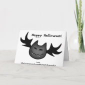 ハロウィンおもしろいロマンス カード (裏面)