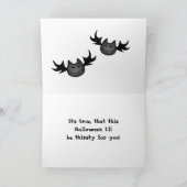 ハロウィンおもしろいロマンス カード (内部)