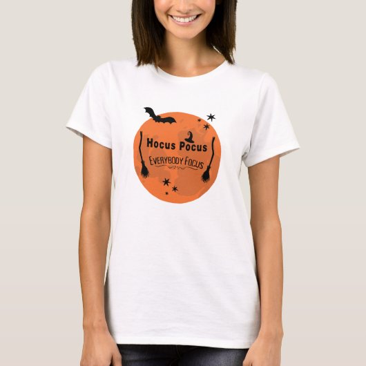 ハロウィンおもしろい先生 Tシャツ (正面)