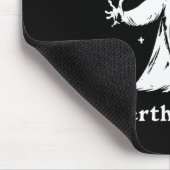 ハロウィンおもしろい幽霊このグラフを私に考え過ぎる マウスパッド (コーナー)