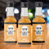 ハロウィンおもしろい幽霊プン私はボ来ースのためだけに リキュールボトルラベル