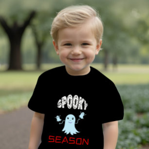 ハロウィンおもしろい幽霊 ベビーTシャツ