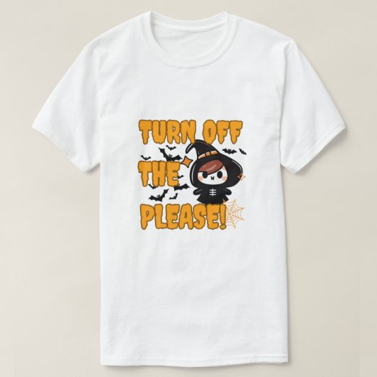 ハロウィンおもしろい引用文 Tシャツ (デザイン正面)