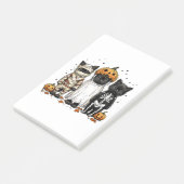 ハロウィンおもしろい猫3匹 ポストイット (アングル)