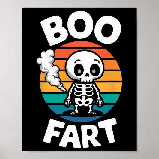 ハロウィンおもしろい用のブファート養殖スケルトン ポスター (正面)
