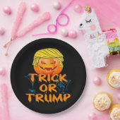 ハロウィンおもしろい用トランプキンデザイン ペーパープレート (パーティー)