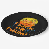 ハロウィンおもしろい用トランプキンデザイン ペーパープレート (アングル)