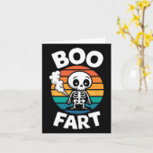 ハロウィンおもしろい用ファルト養殖スケルトン カード (黄色い花)