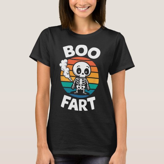 ハロウィンおもしろい用ファルト養殖スケルトン Tシャツ (正面)