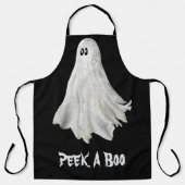 ハロウィンおもしろい過去スケッチエプロンの幽霊 エプロン (正面)