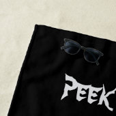 ハロウィンおもしろい過去スケッチビーチ幽霊 ビーチタオル (インサイチュ)