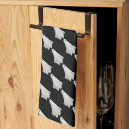 ハロウィンおもしろい過去幽霊スケッチ キッチンタオル