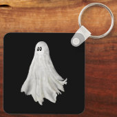 ハロウィンおもしろい過去幽霊スケッチ キーホルダー (裏面)