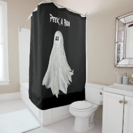 ハロウィンおもしろい過去幽霊スケッチ シャワーカーテン