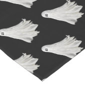 ハロウィンおもしろい過去幽霊スケッチ ショートテーブルランナー (コーナー)