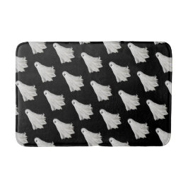 ハロウィンおもしろい過去幽霊スケッチ バスマット