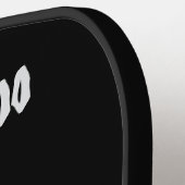 ハロウィンおもしろい過去幽霊スケッチ ピックルボールラケット (左詳細)