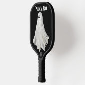 ハロウィンおもしろい過去幽霊スケッチ ピックルボールラケット (左)