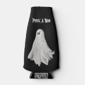 ハロウィンおもしろい過去幽霊スケッチ ボトルクーラー (正面)