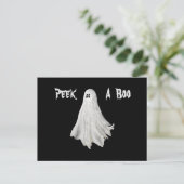 ハロウィンおもしろい過去幽霊スケッチ ポストカード (スタンド正面)