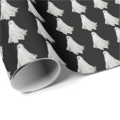 ハロウィンおもしろい過去幽霊スケッチ ラッピングペーパー (ロールコーナー)