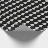 ハロウィンおもしろい過去幽霊スケッチ ラッピングペーパー (角)