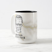 ハロウィンおもしろい ツートーンマグカップ (正面左)