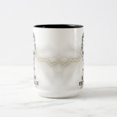 ハロウィンおもしろい ツートーンマグカップ (中央)