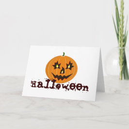 ハロウィンおもしろリマインダーパンプキン カード