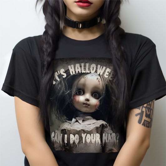 ハロウィンお前の髪飾りしてもいい幽霊のよく出るか Tシャツ