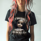 ハロウィンお前の髪飾りしてもいい幽霊のよく出るか Tシャツ