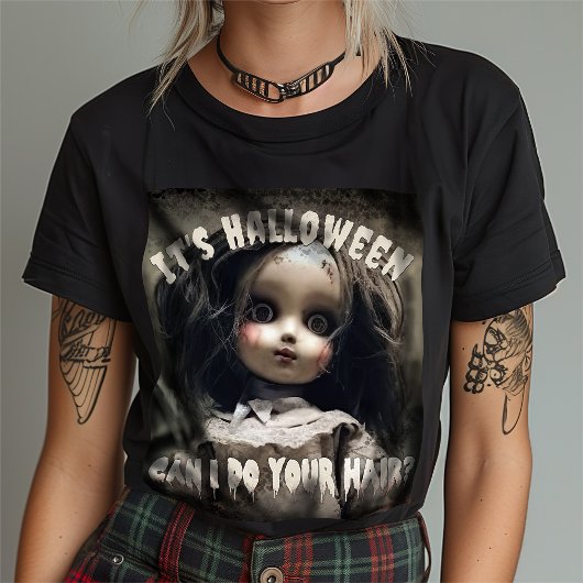 ハロウィンお前の髪飾りしてもいい幽霊のよく出るか Tシャツ