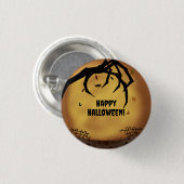 ハロウィンお化けの手 缶バッジ (正面&裏面)