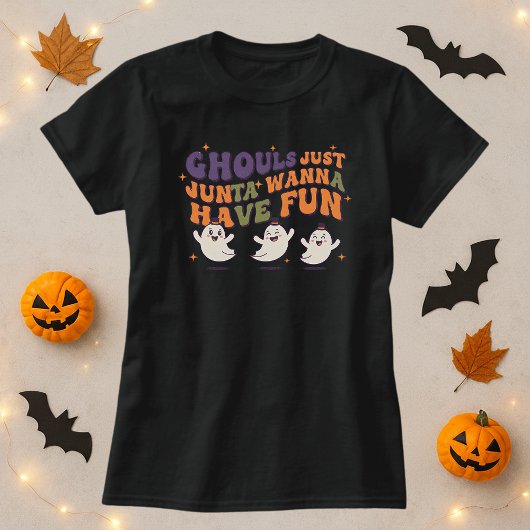 ハロウィンお化けの楽しみ Tシャツ