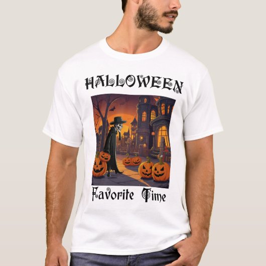 ハロウィンお気に入りの時間 Tシャツ (正面)