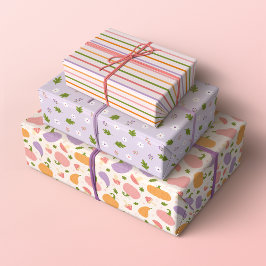 ハロウィンお洒落と秋パターン ラッピングペーパーシート