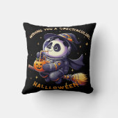 ハロウィンお洒落の夜：パンダ宇宙飛行士グライド クッション (裏面)