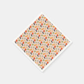 ハロウィンお洒落イラストレーション スタンダードカクテルナプキン (角)