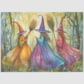 ハロウィンお洒落ウィッチの切り離し 薄葉紙 (正面)