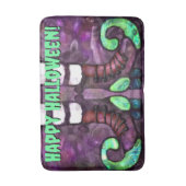 ハロウィンお洒落ウィッチブーツパーソナライズされた バスマット (正面縦)