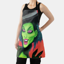 ハロウィンお洒落ウィッチ エプロン