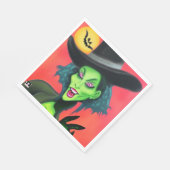 ハロウィンお洒落ウィッチ スタンダードランチョンナプキン (角)