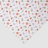 ハロウィンお洒落キャンディとスカルパターン 薄葉紙 (詳細)