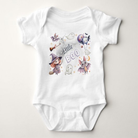 ハロウィンお洒落バースデーパーティーTシャツ ベビーボディスーツ (正面)