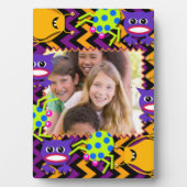 ハロウィンお洒落モンスターフォトキープサケ フォトプラーク (正面)